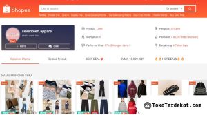 toko baju branded di shopee murah meriah