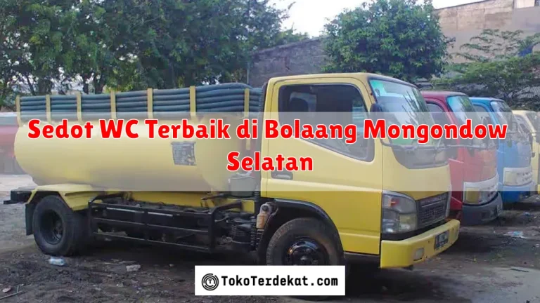 Sedot WC Terbaik di Bolaang Mongondow Selatan